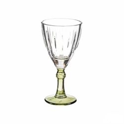 Copa De Vidrio Verde Para Vino 275 Ml