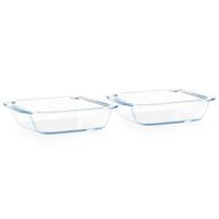 Set De 2 Moldes De Vidrio Pequeños 28 Oz - Pyrex