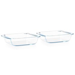 Set De 2 Moldes De Vidrio Pequeños 28 Oz - Pyrex