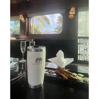 Vaso Térmico Acero Inoxidable 20 Oz Blanco Con Tapa  - Waterbear Gear