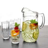 Set Pichel Y Vasos 7 Pzas - Toscana