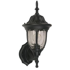 Farol Para Pared Exterior Negro 1 Luz 60 W - Zlumini