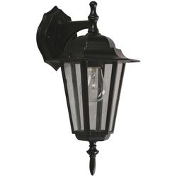 Farol Para Pared Exterior Negro 1 Luz De 100 W - Zlumini