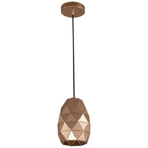 Lámpara Colgante Faave Dorado De 1 Luz 40 W - Zlumini