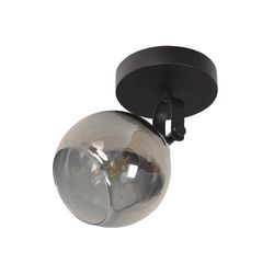 Lámpara Reflectora Para Techo Negra De 1 Luz 40 W - Zlumini