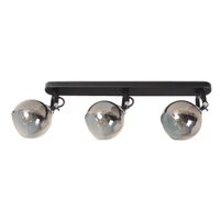 Lámpara Reflectora Para Techo Negra De 3 Luces 40 W - Zlumini