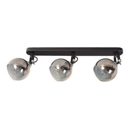 Lámpara Reflectora Para Techo Negra De 3 Luces 40 W - Zlumini