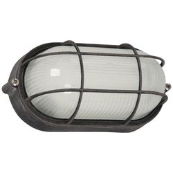 Lámpara Para Pared Exterior Café Óxido 1 Luz De 60 W - Zlumini