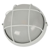 Lámpara Para Pared Exterior Blanco Redonda 100 W - Zlumini