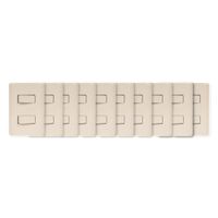 Set De 10 Interruptores Dobles Marfil - Volteck