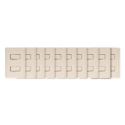 Set De 10 Interruptores Dobles Marfil - Volteck