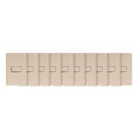 Set De 10 Interruptores Sencillos Marfil - Volteck