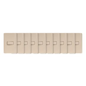 Set De 10 Interruptores Sencillos Marfil - Volteck