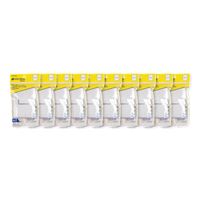 Set De 10 Interruptores Sencillos Blanco - Volteck