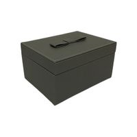 Joyero Gris 20.5x15.5x10 Cm - Concepts