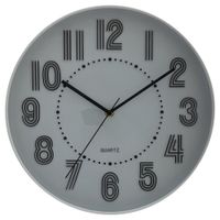 Reloj De Pared Borde Blanco 30.5x4.5x30.5 Cm - Concepts