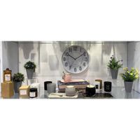 Reloj De Pared Borde Blanco 30.5x4.5x30.5 Cm - Concepts
