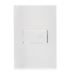 Timbre Sencillo Blanco - Volteck