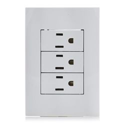 Tomacorriente Triple Blanco - Volteck