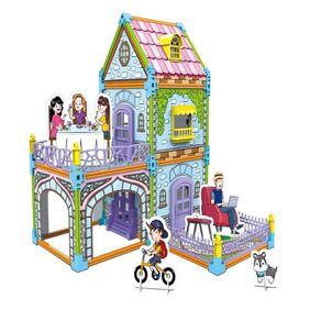 Casa Armable Con Jardín 124 Pzas - Koala Kids