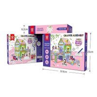 Casa Armable Con Jardín 124 Pzas - Koala Kids