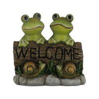 Rótulo Welcome Ranas 28.5x17.8x28.2 Cm - Concepts