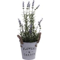 Clavel Artificial Con Pote Blanco 42 Cm - Concepts