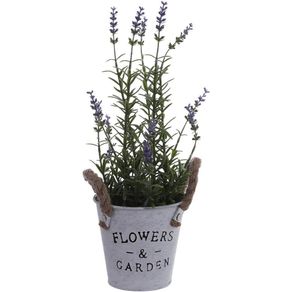 Clavel Artificial Con Pote Blanco 42 Cm - Concepts