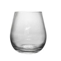 Florero Ovalado De Cristal 15.5 Cm - Viva
