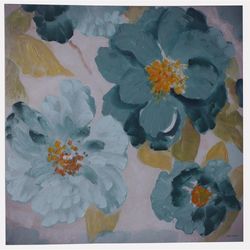 Cuadro Decorativo Sin Marco Flores 80x2.5x80 Cm - Concepts