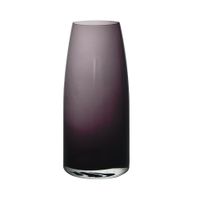 Florero Ovalado De Cristal Morado 22 Cm - Viva