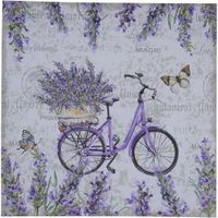 Cuadro Decorativo Bibicleta Morada 80x3x80 Cm - Concepts