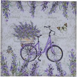 Cuadro Decorativo Bibicleta Morada 80x3x80 Cm - Concepts
