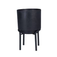 Pote Con Base Negro 2000 Ml - Concepts