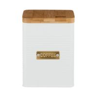 Bote Almacenador Para Café Blanco Con Tapa 1.6 L - Typhoon