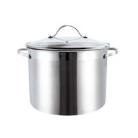 Olla De Acero Inoxidable Satinado 32x24 Cm - Nordika