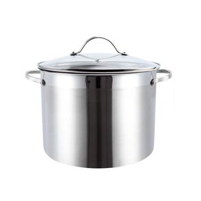 Olla De Acero Inoxidable Satinado 32x24 Cm - Nordika