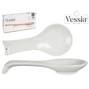 Reposa Cucharas Redondo Blanca