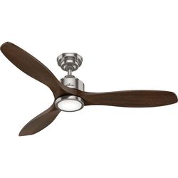 Ventilador De Techo Melbourne Café Cromado 52 Plg - Hunter