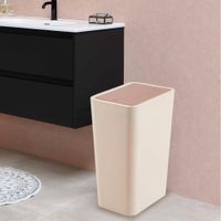 Basurero 8 L Beige Y Café - Viva
