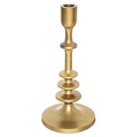 Candelero De Aluminio Dorado 12x25.5 Cm - Atmosphera Createur Dinterieur