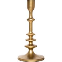 Candelero De Aluminio Dorado 12x25.5 Cm - Atmosphera Createur Dinterieur