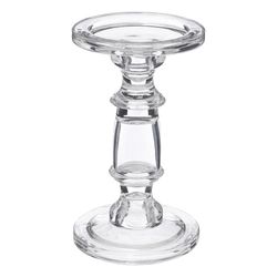 Candelero De Vidrio Transparente 11.4x19 Cm - Atmosphera Createur Dinterieur