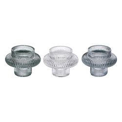 Set De Candeleros De Vidrio 8x6 Cm 3 Pzas - Atmosphera Createur Dinterieur