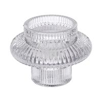 Set De Candeleros De Vidrio 8x6 Cm 3 Pzas - Atmosphera Createur Dinterieur