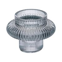 Set De Candeleros De Vidrio 8x6 Cm 3 Pzas - Atmosphera Createur Dinterieur