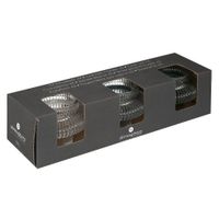 Set De Candeleros De Vidrio 8x6 Cm 3 Pzas - Atmosphera Createur Dinterieur