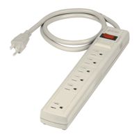 Protector Regleta De 6 Entradas 450 J - Volteck