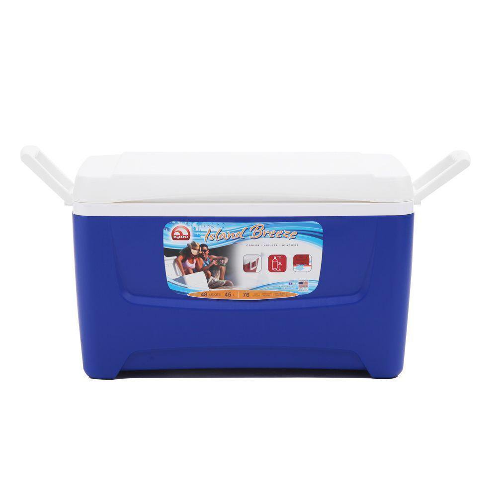 Hielera Rectangular Laguna de 45 Litros Color Azul