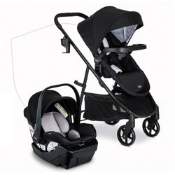 Combo De Carruaje Y Asiento De Auto Willow Brook Baby Negro - Britax